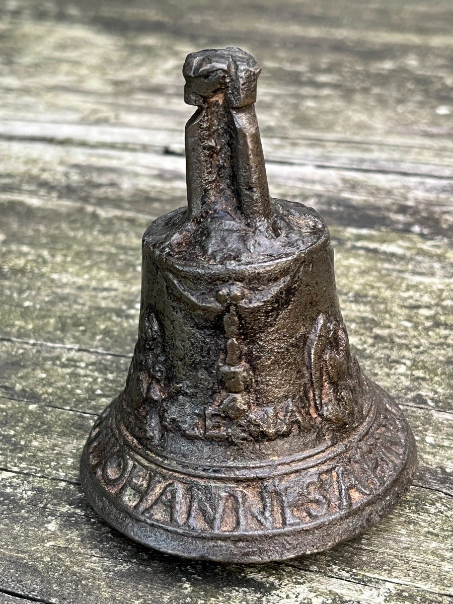 Rare Cloche De Table. Fondée in Mechelen en 1550 Par « Jan Van Den Eynde » (iohannes a fine)-photo-4