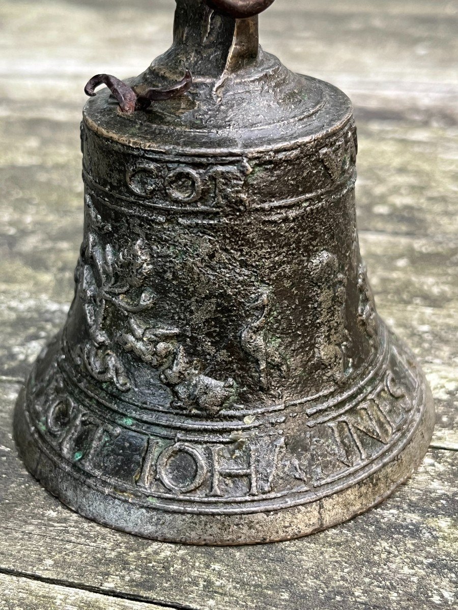 Rare Cloche De Table. Fondée in Mechelen en 1550 Par « Jan Van Den Eynde » (iohannes A Fine)-photo-4