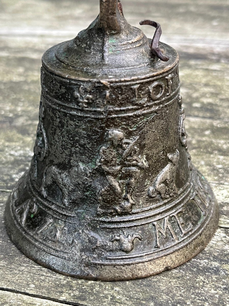 Rare Cloche De Table. Fondée in Mechelen en 1550 Par « Jan Van Den Eynde » (iohannes A Fine)-photo-7