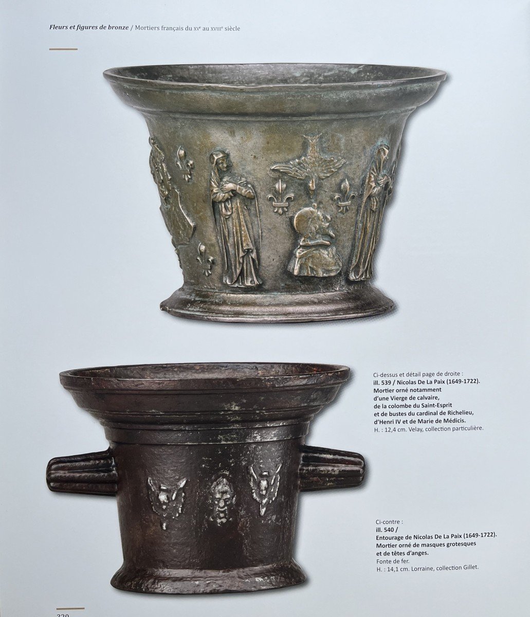 Bronze Mortar [nicolas De La Paix]-photo-7