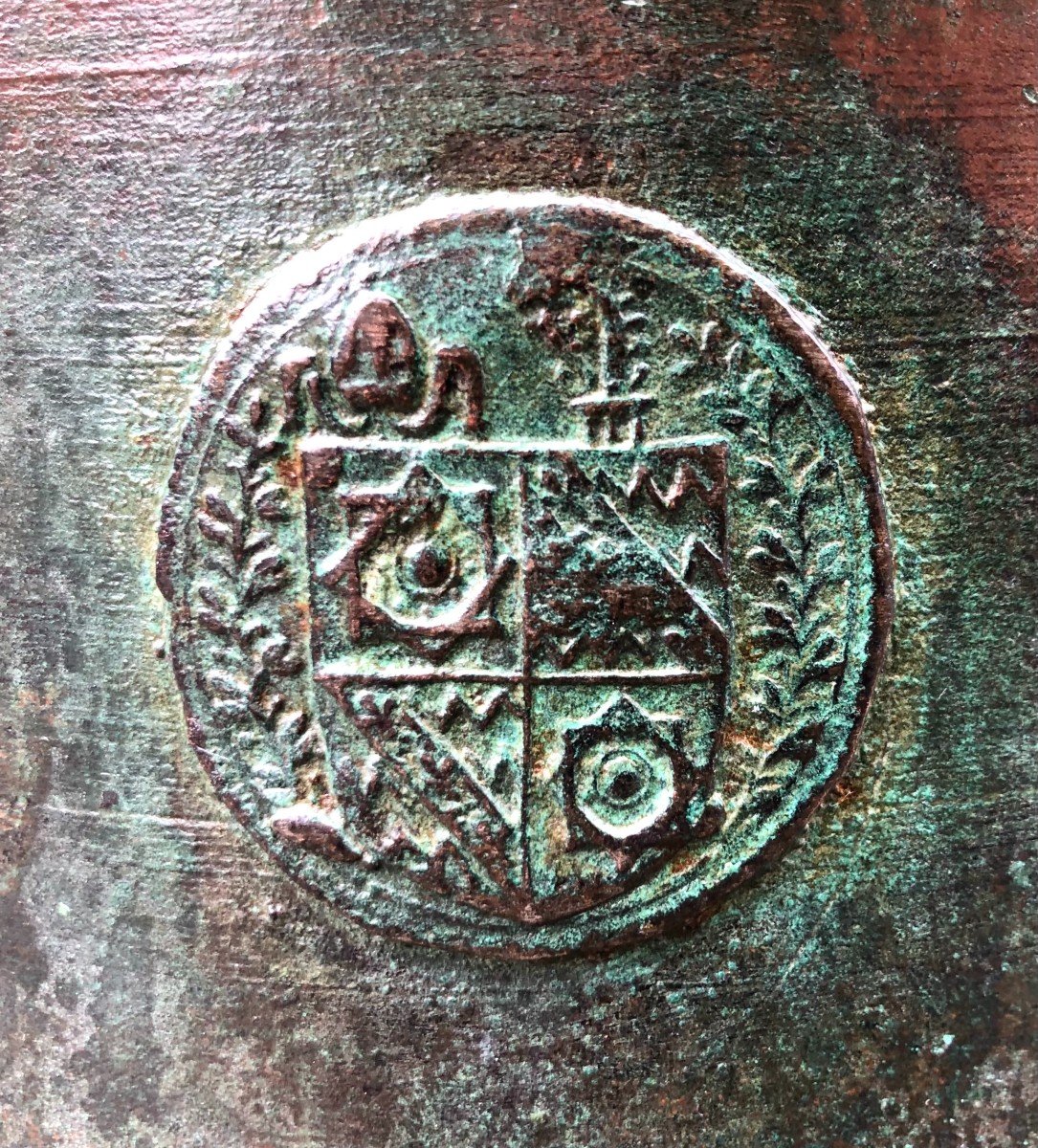 A Rare Bronze Mission Bell From 1609. -photo-7