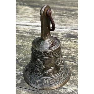 Rare Table Bell. Founded In 1550 By "jan Van Den Eynde" (iohannes A Fine)