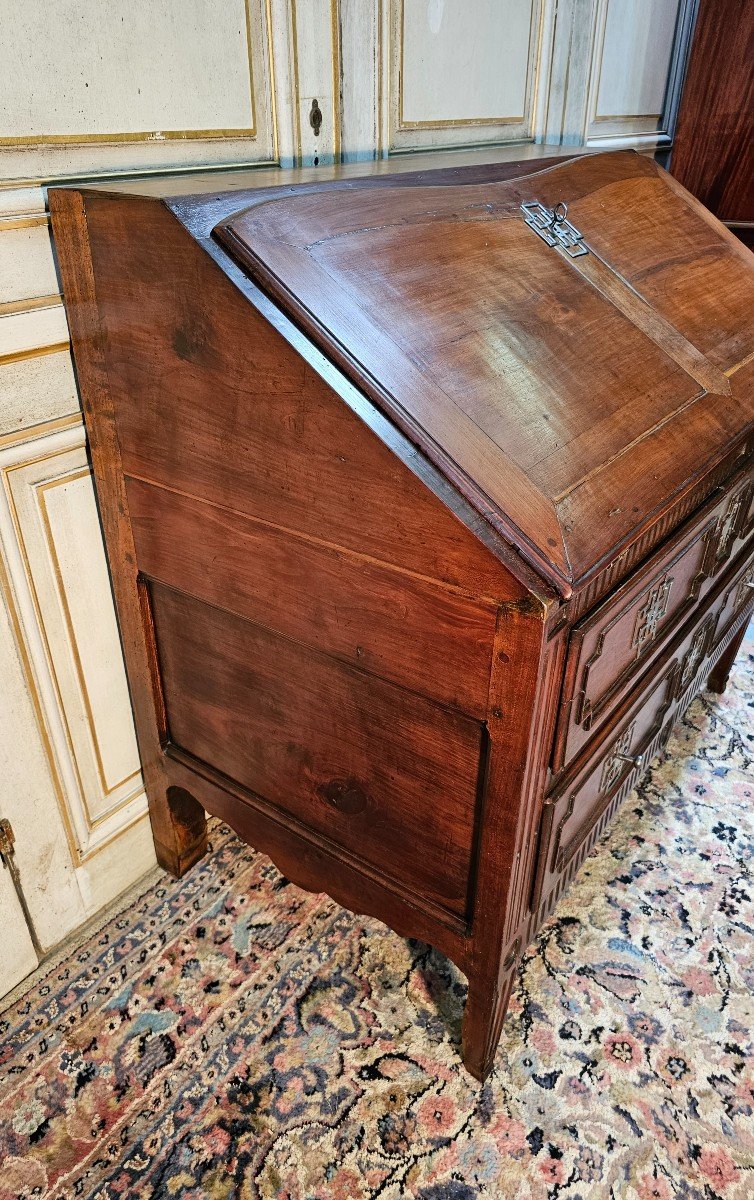 Scriban D Louis XVI Period 18th In Cherry-photo-4