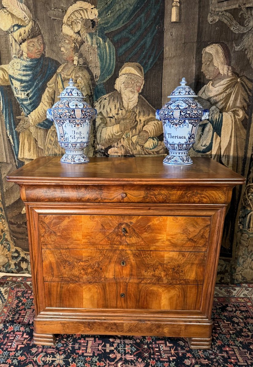 Commode Louis Philippe En Noyer 19 Eme 