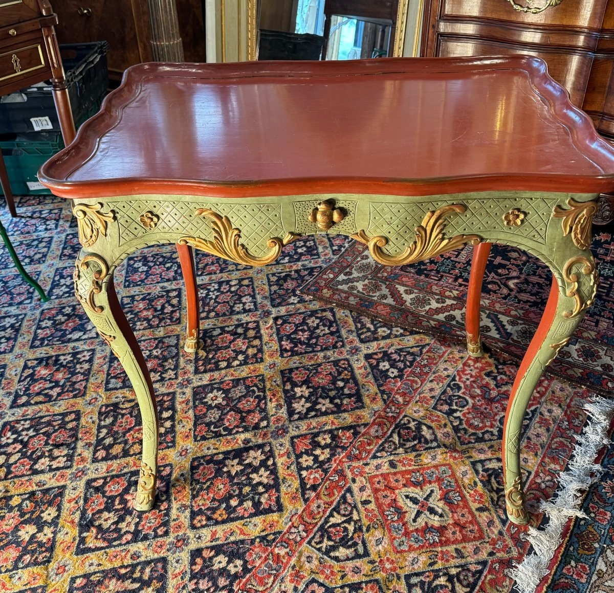 Regency Style Cabaret Table 20 Eme -photo-4