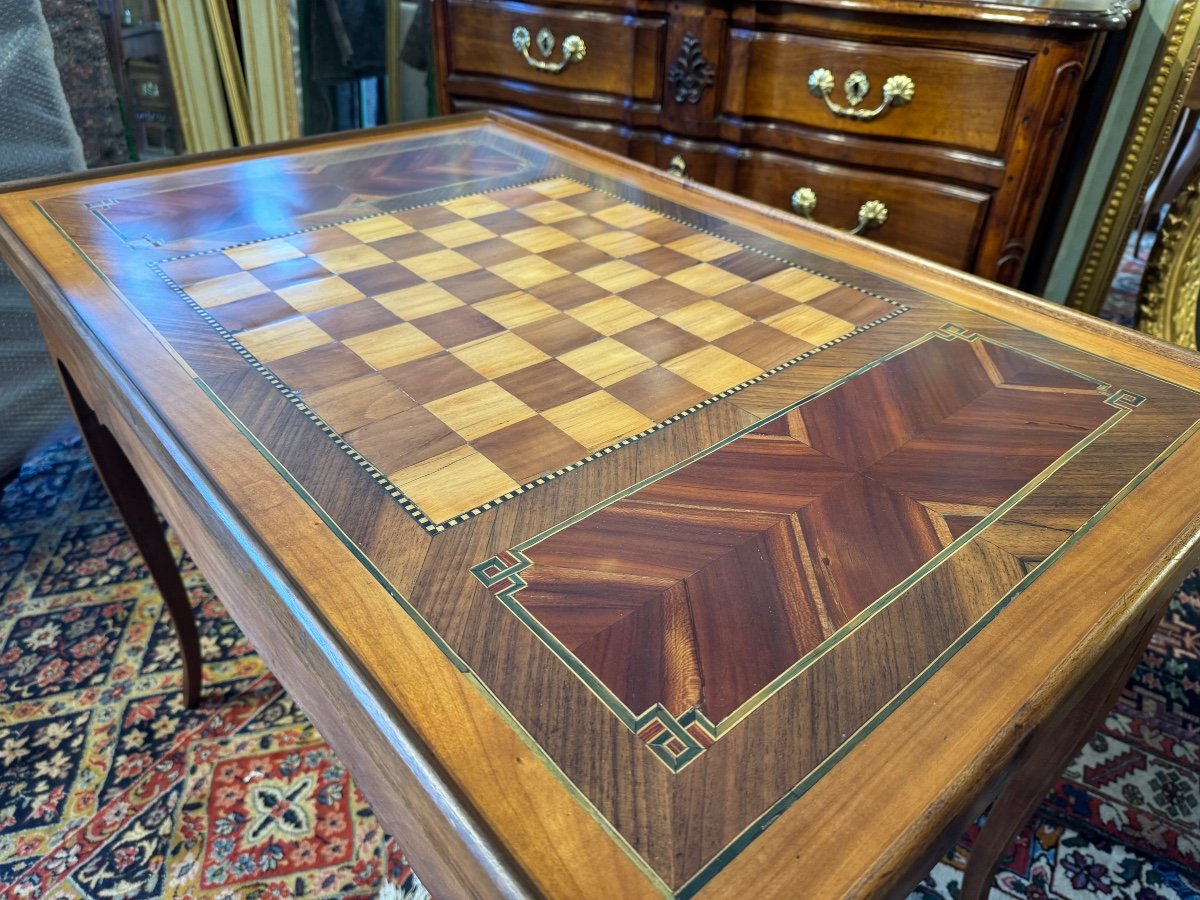 Tric Trac Games Table D Louis XV Period 18th Century -photo-4