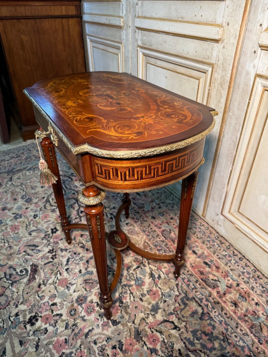 Napoleon 3 Marquetry Worker 19th Century -photo-1