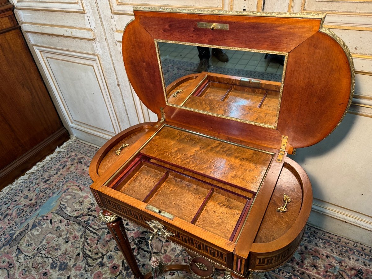 Napoleon 3 Marquetry Worker 19th Century -photo-3