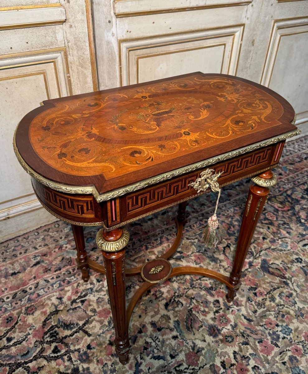 Napoleon 3 Marquetry Worker 19th Century 