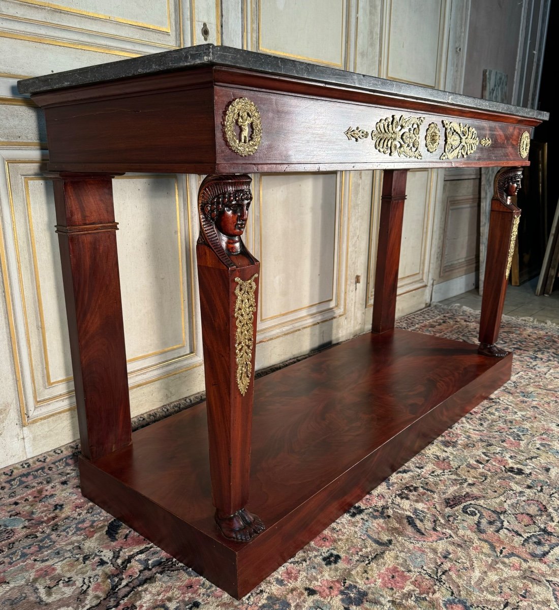 Console From The First Napoleon I Period, Return From Egypt, Early 19th Century -photo-3