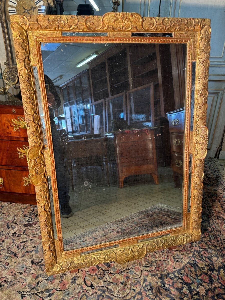 Large Regency Period Mirror, Early 18th Century 