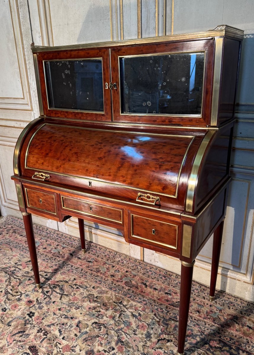 Louis XVI Period Cylinder Desk 