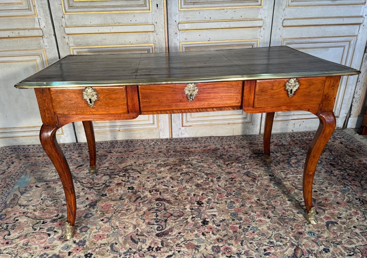 Regency Period Desk Plat Early 18th Century In Cherry Wood -photo-3