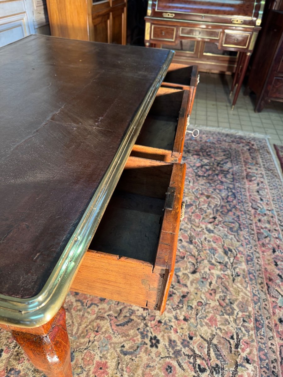 Regency Period Desk Plat Early 18th Century In Cherry Wood -photo-5