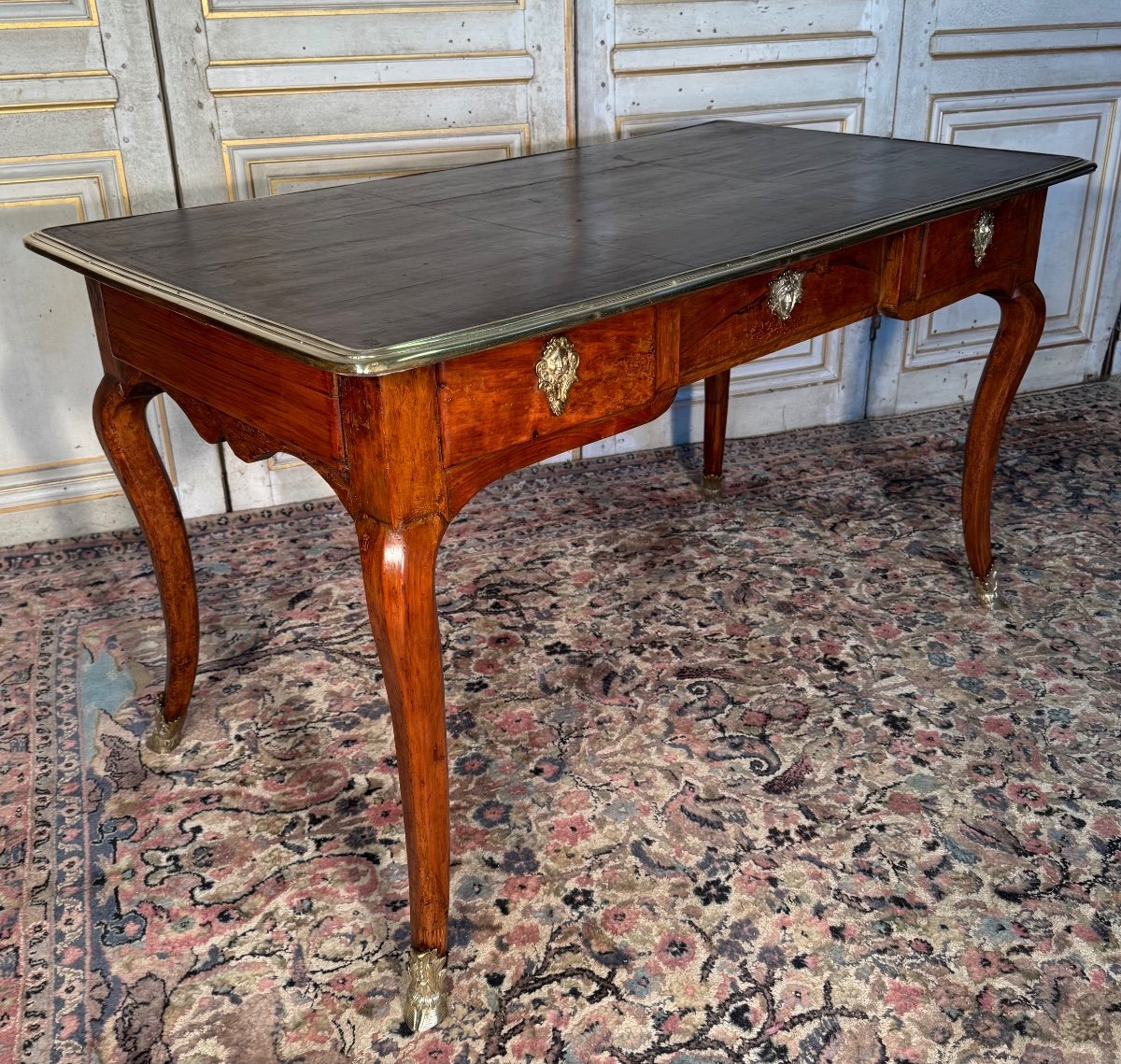 Regency Period Desk Plat Early 18th Century In Cherry Wood -photo-7