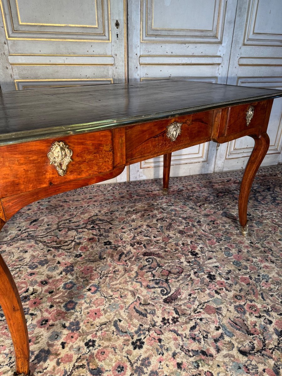 Regency Period Desk Plat Early 18th Century In Cherry Wood -photo-8