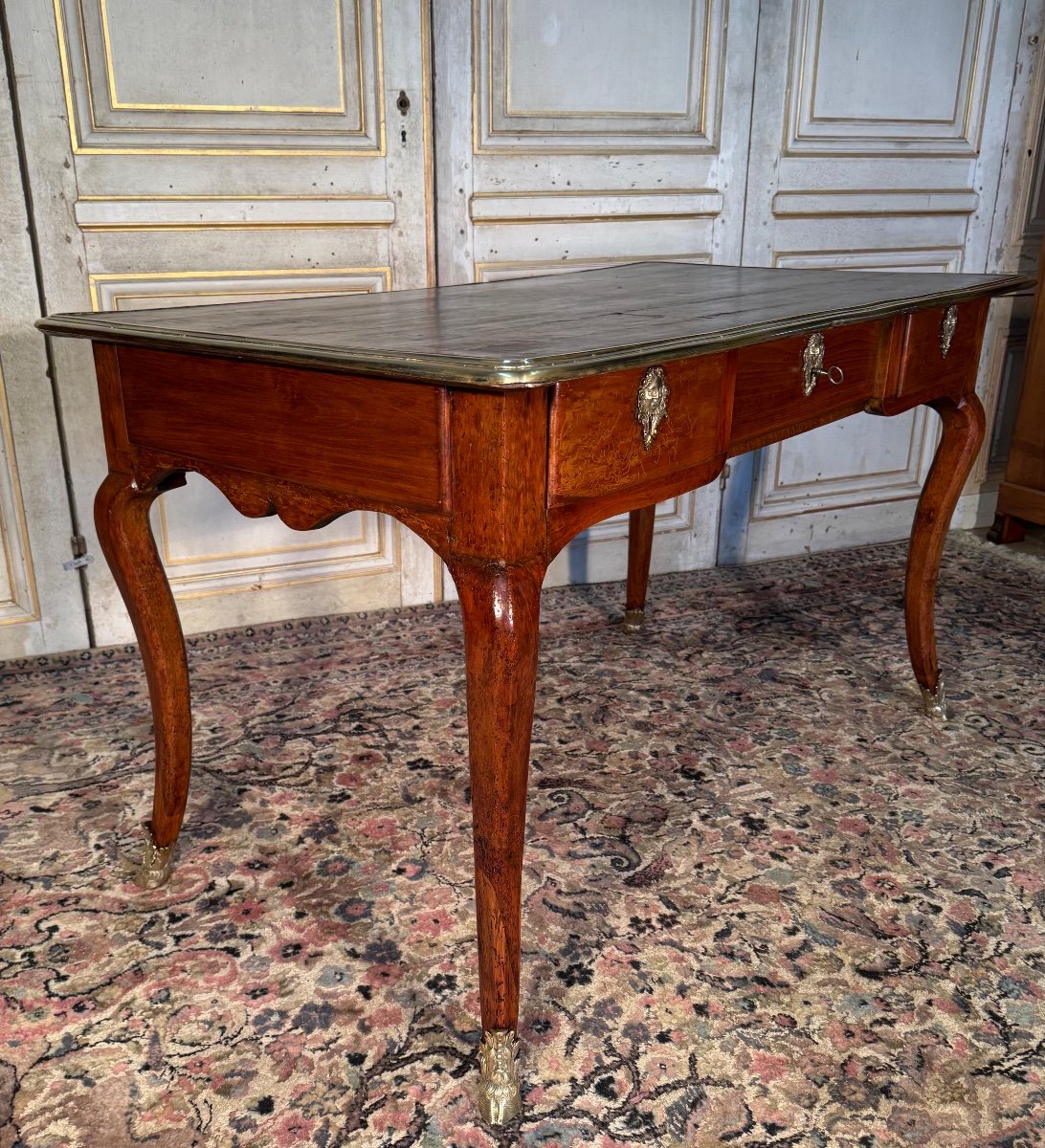 Regency Period Desk Plat Early 18th Century In Cherry Wood 