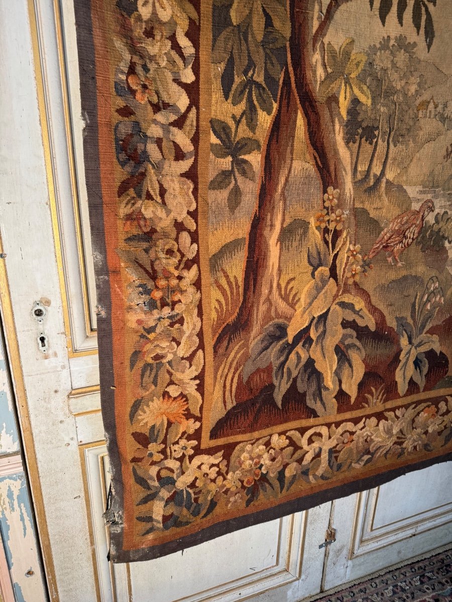 18th Century Tapestry From The Royal Aubusson Factory -photo-4