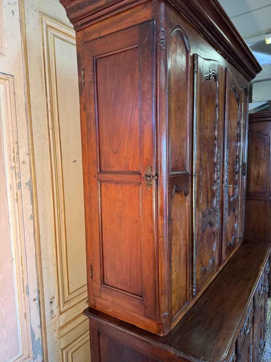 2-body Louis XV Chateau Buffet With Doors On The Sides 18th Century -photo-6