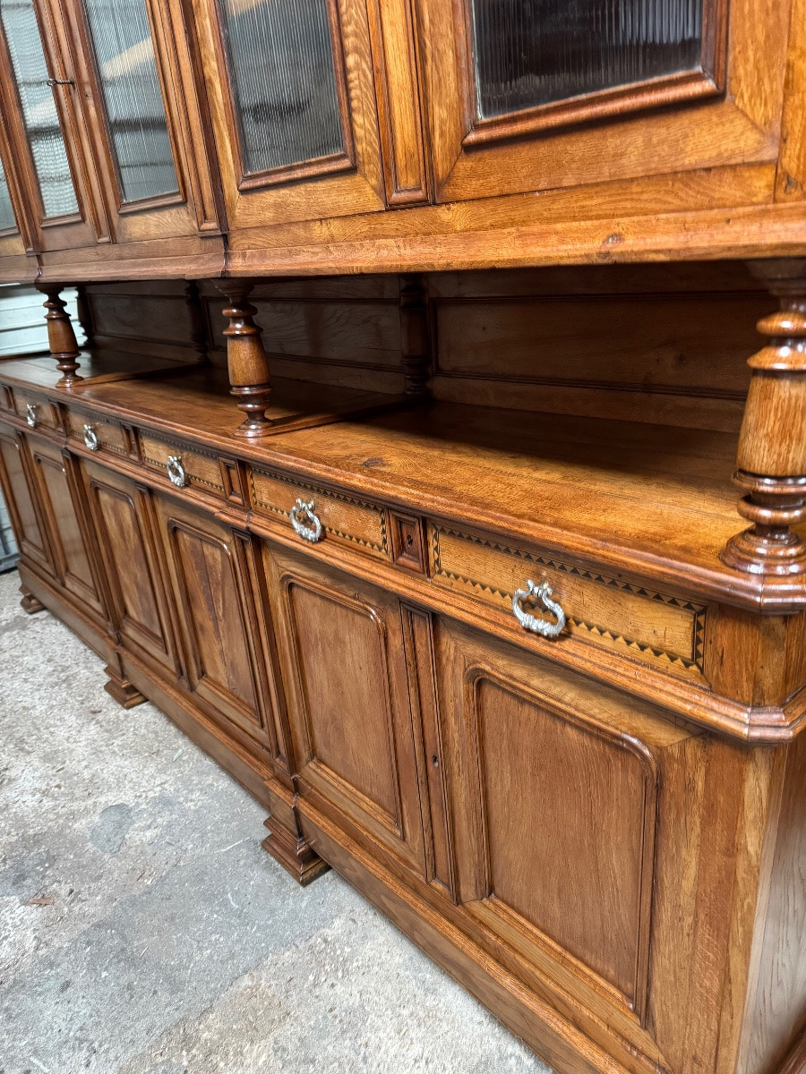 Large 19th Century Kitchen Buffet Or Bookcase -photo-2