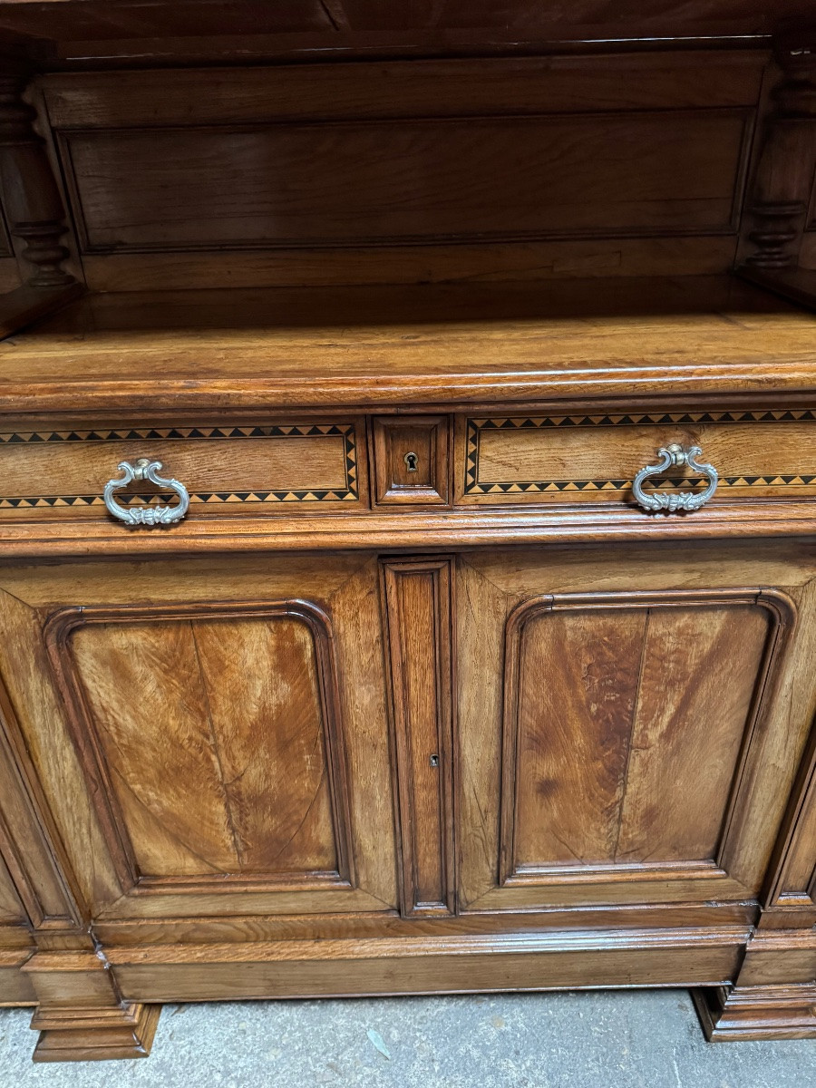 Large 19th Century Kitchen Buffet Or Bookcase -photo-3