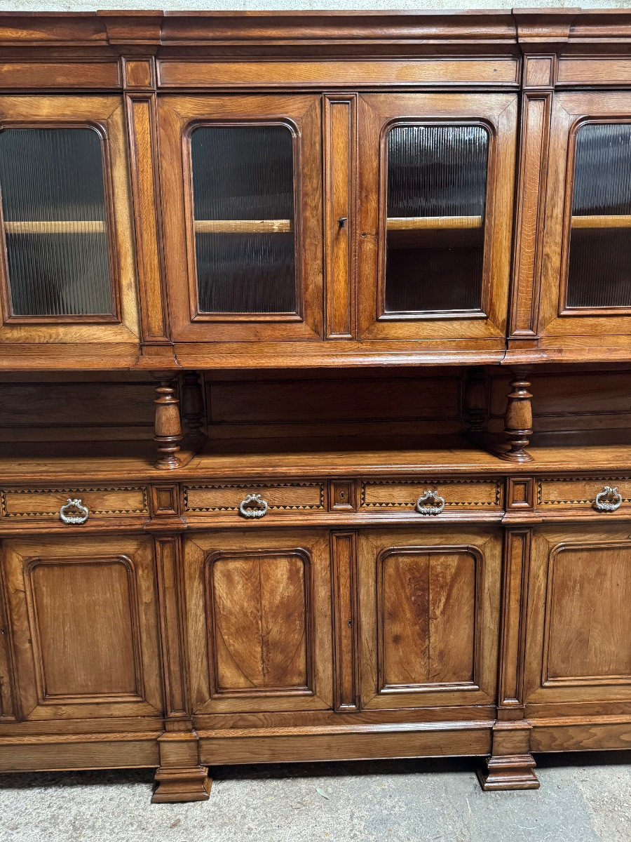 Large 19th Century Kitchen Buffet Or Bookcase -photo-4