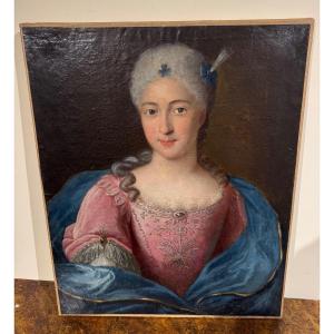 Portrait Of A Woman 18th Century 