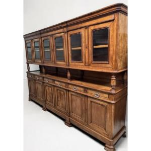 Large 19th Century Kitchen Buffet Or Bookcase 