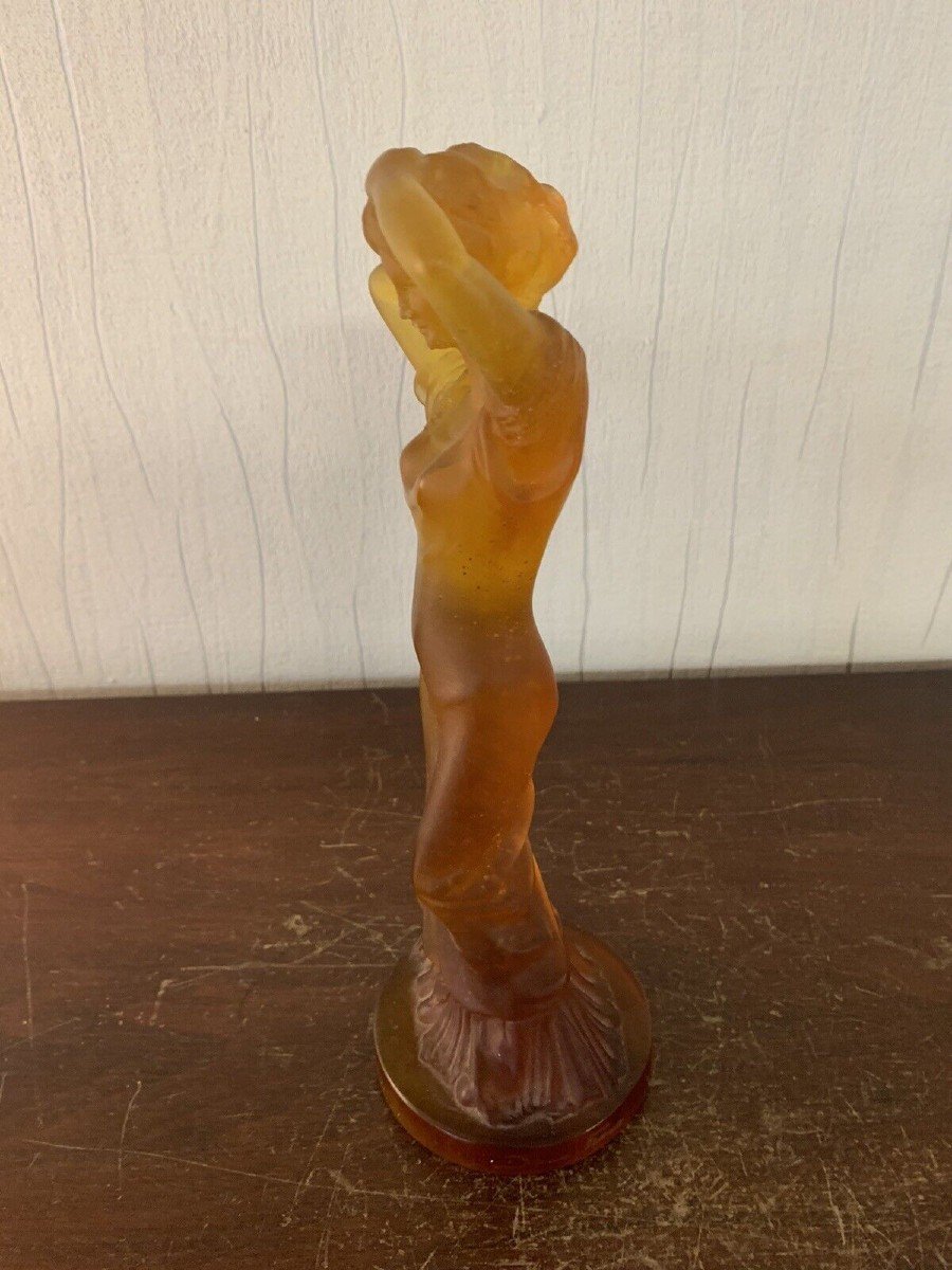 STATUE FEMME EN CRISTAL DAUM