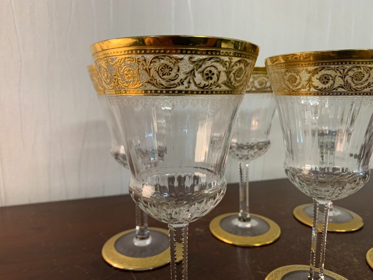 VERRES  THISTLE  SAINT LOUIS-photo-4