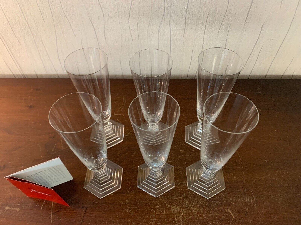 VERRES  A CHAMPAGNE BACCARAT-photo-2