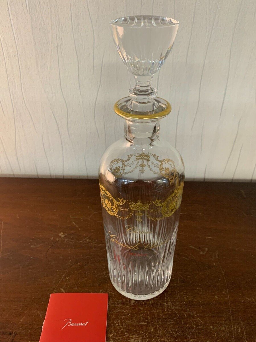 BOUTEILLE DE COLLECTION   CHATEAU EN CRISTAL DE BACCARAT