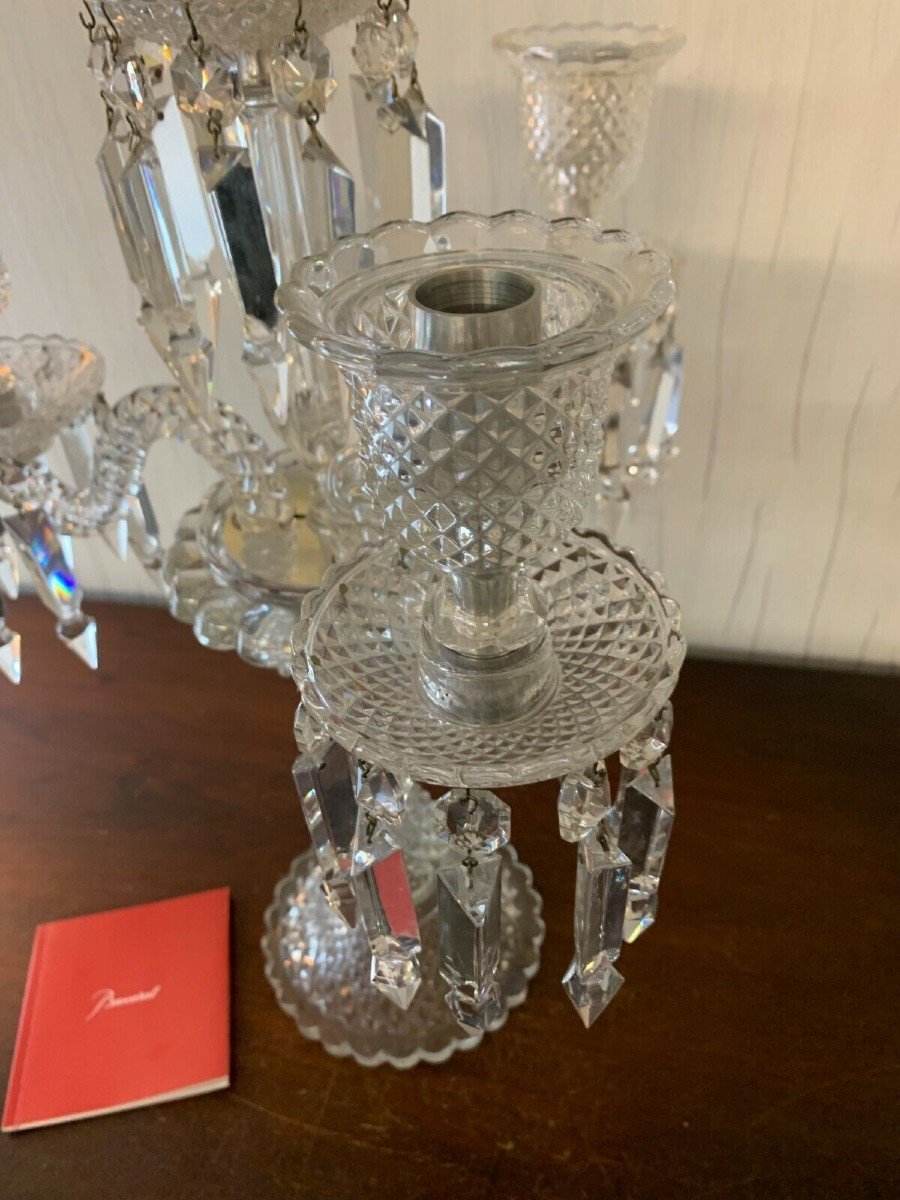 Baccarat Crystal 4-light Candelabra-photo-2