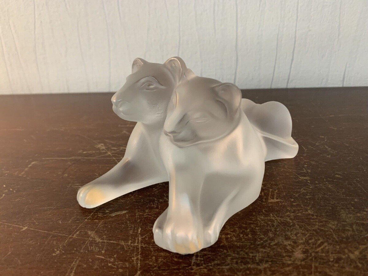 Lion Cubes Lalique