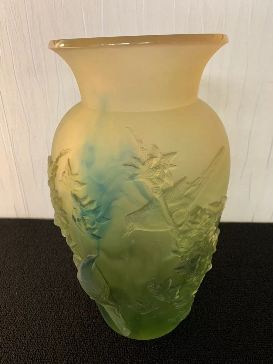 VASE 4 SAISONS CRISTAL DAUM