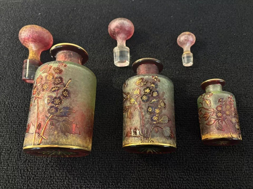 Trio Of Perfume Bottles-photo-2