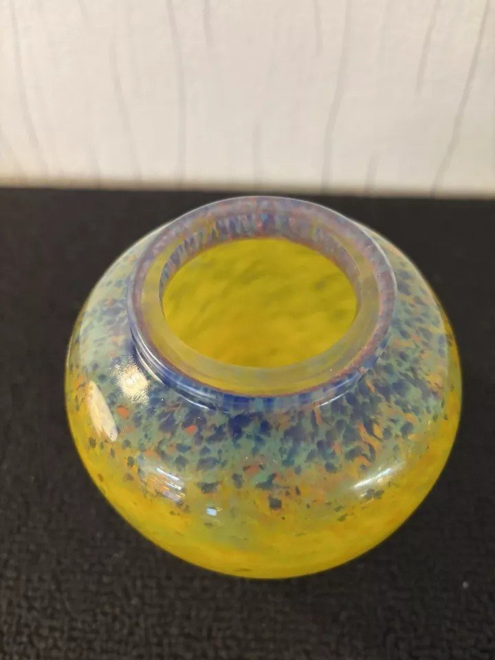 VASE PATE DE VERRE MULLER FRERES LUNEVILLE-photo-4