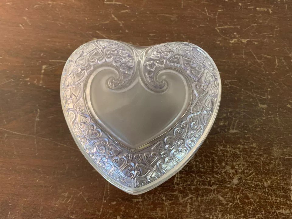 Baccarat Crystal Heart Jewelry Box-photo-3