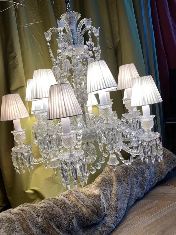 Zenith 12 Lights Chandelier In Baccarat Crystal-photo-1