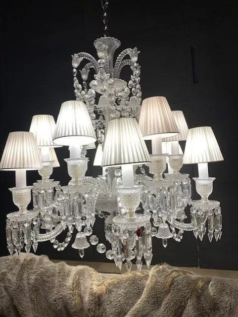 Zenith 12 Lights Chandelier In Baccarat Crystal-photo-4