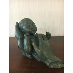 STATUE BRONZE/BEBE