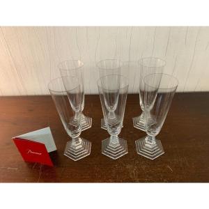 VERRES  A CHAMPAGNE BACCARAT