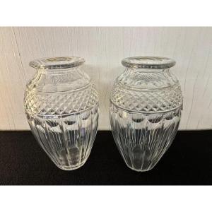 Pair Of St Louis Vase