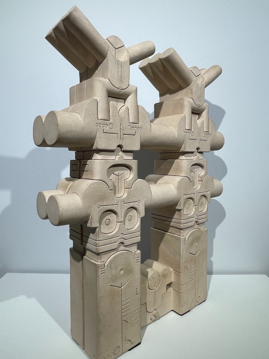 Jean-luc Oudry - French Ceramic - Totem-photo-4