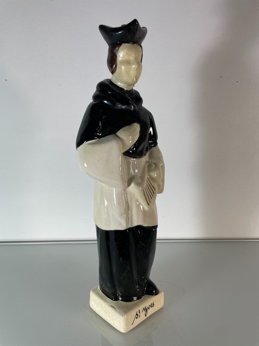 Hb Quimper - Grand Saint Yves In Earthenware -photo-1