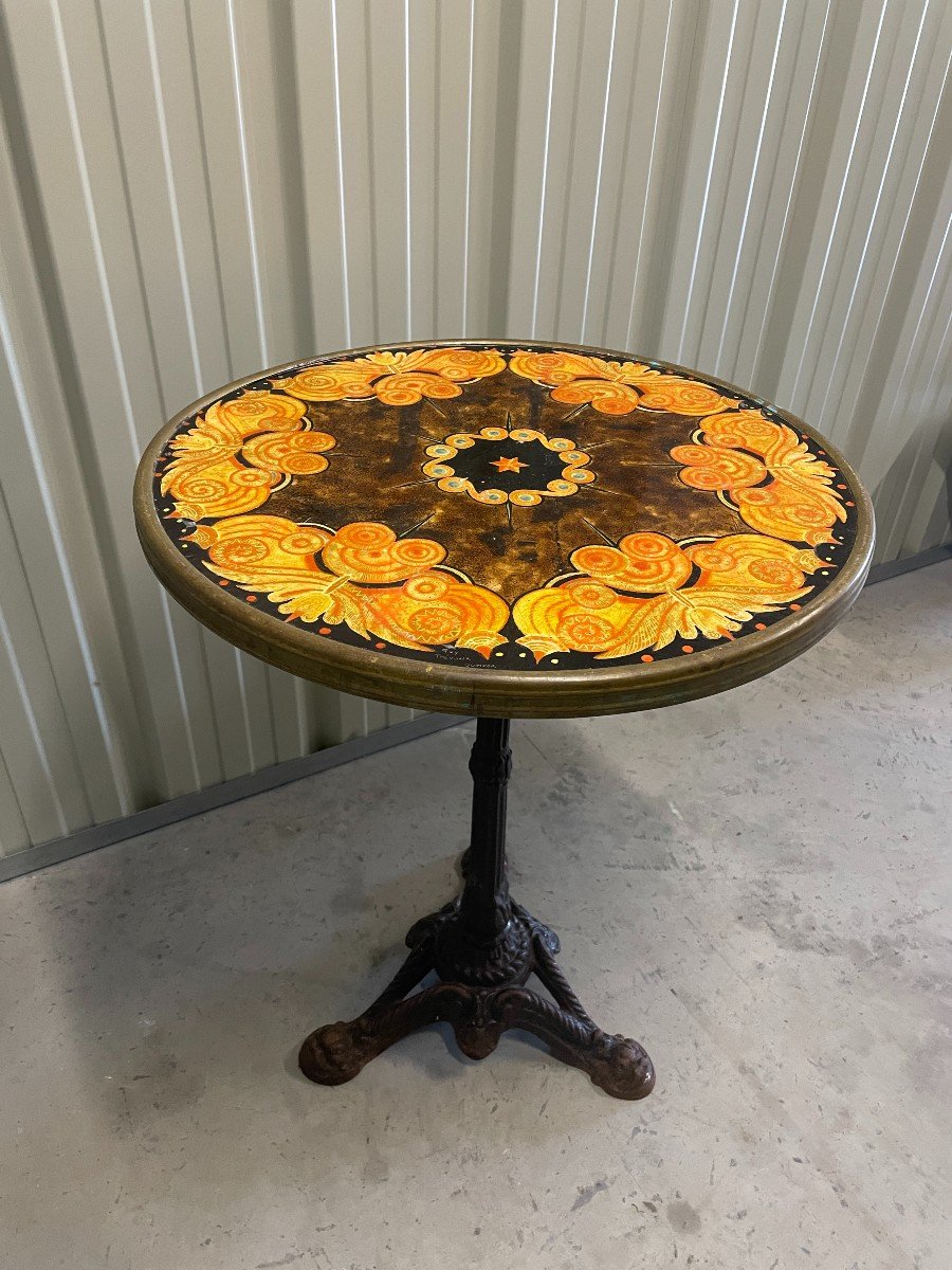 Guy Trévoux (1920-2011) - Pedestal Table-photo-4