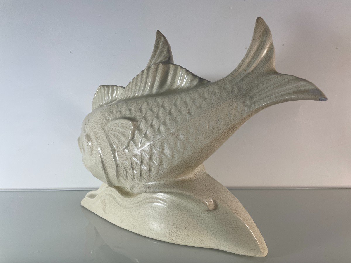 Saint Clement Ceramics - Fish - Art Deco-photo-2