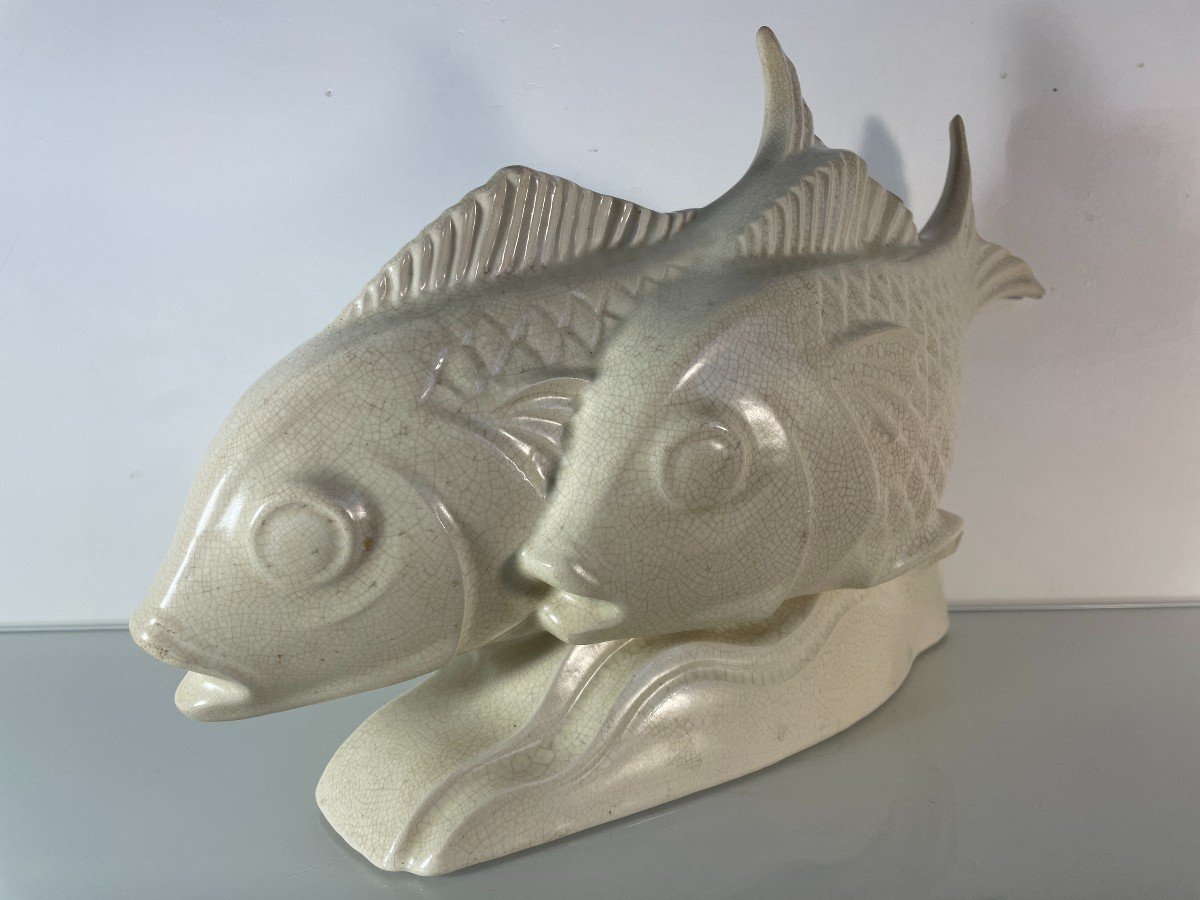 Saint Clement Ceramics - Fish - Art Deco-photo-3