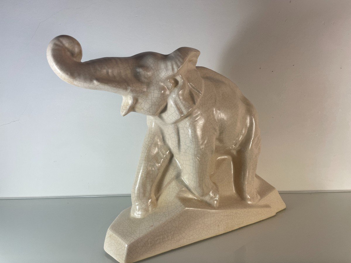 Saint Clement Ceramics - Elephant - Dolly - Art Deco-photo-2