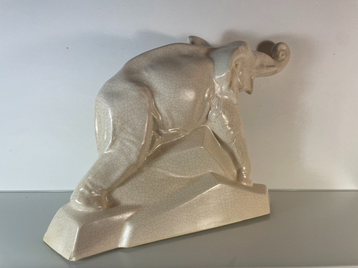 Saint Clement Ceramics - Elephant - Dolly - Art Deco-photo-3